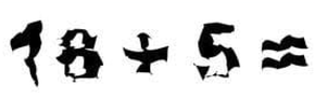 Distorted captcha
