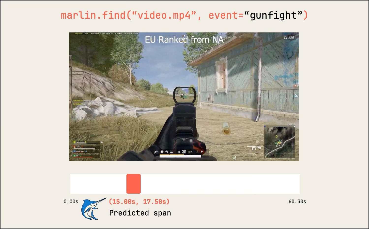 Marlin find mode example